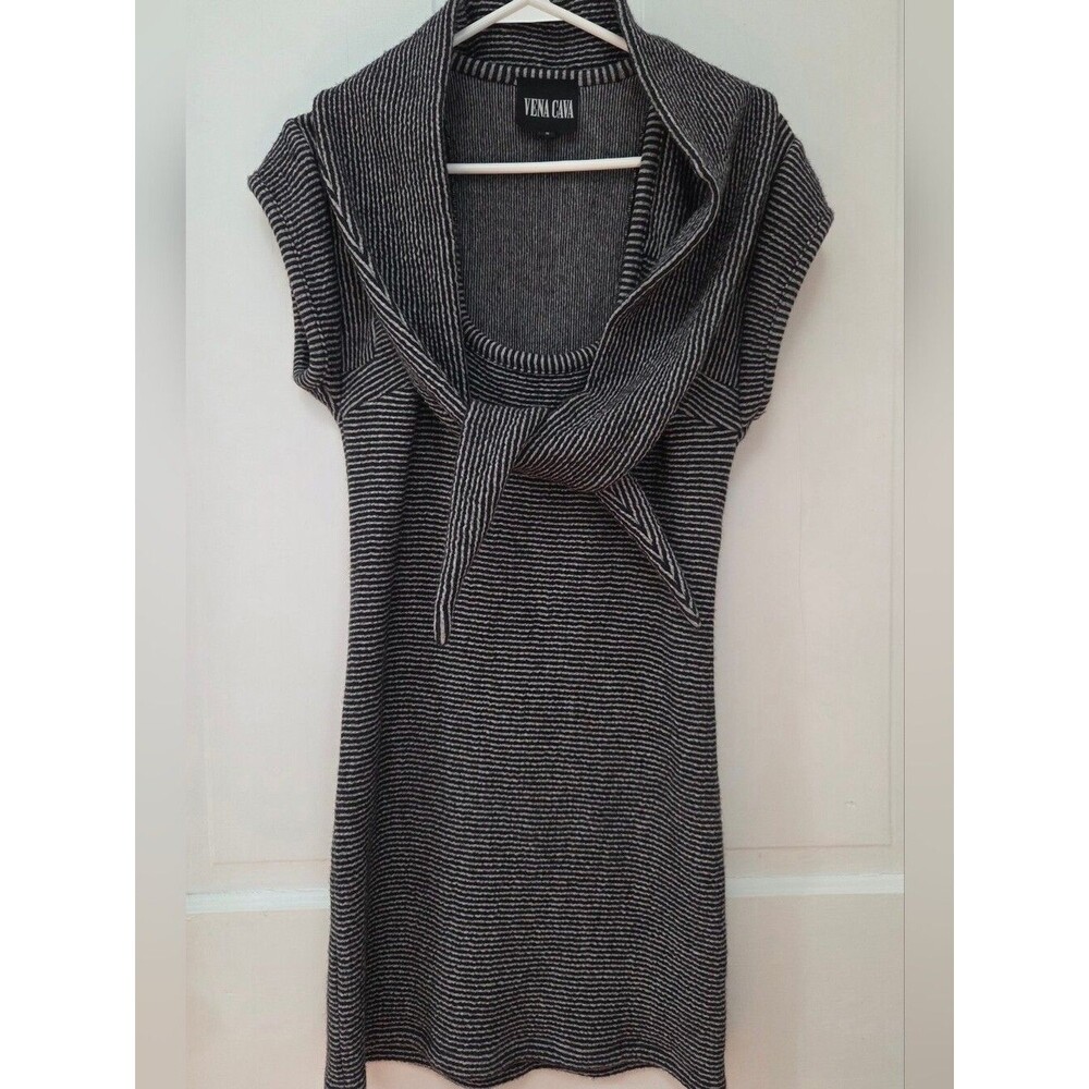 Vena Cava Wool Blend Striped Dress S